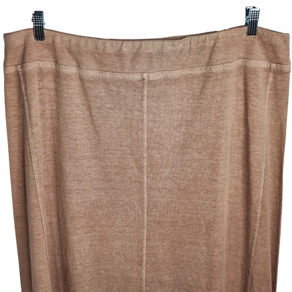 Poetry Maxi Skirt Womens Size 18‎ Knit A-Line Hemp Cotton Garment Dyed Pink Clay - Picture 3 of 14